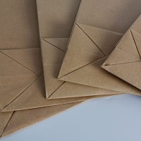 SKEPB004 Customized solid color kraft paper bag Garment bag Tote bag Green gift bag Eco bag manufacturer back view SKEPB004 Customized solid color kraft paper bag Garment bag Tote bag Green gift bag Eco bag manufacturer back view